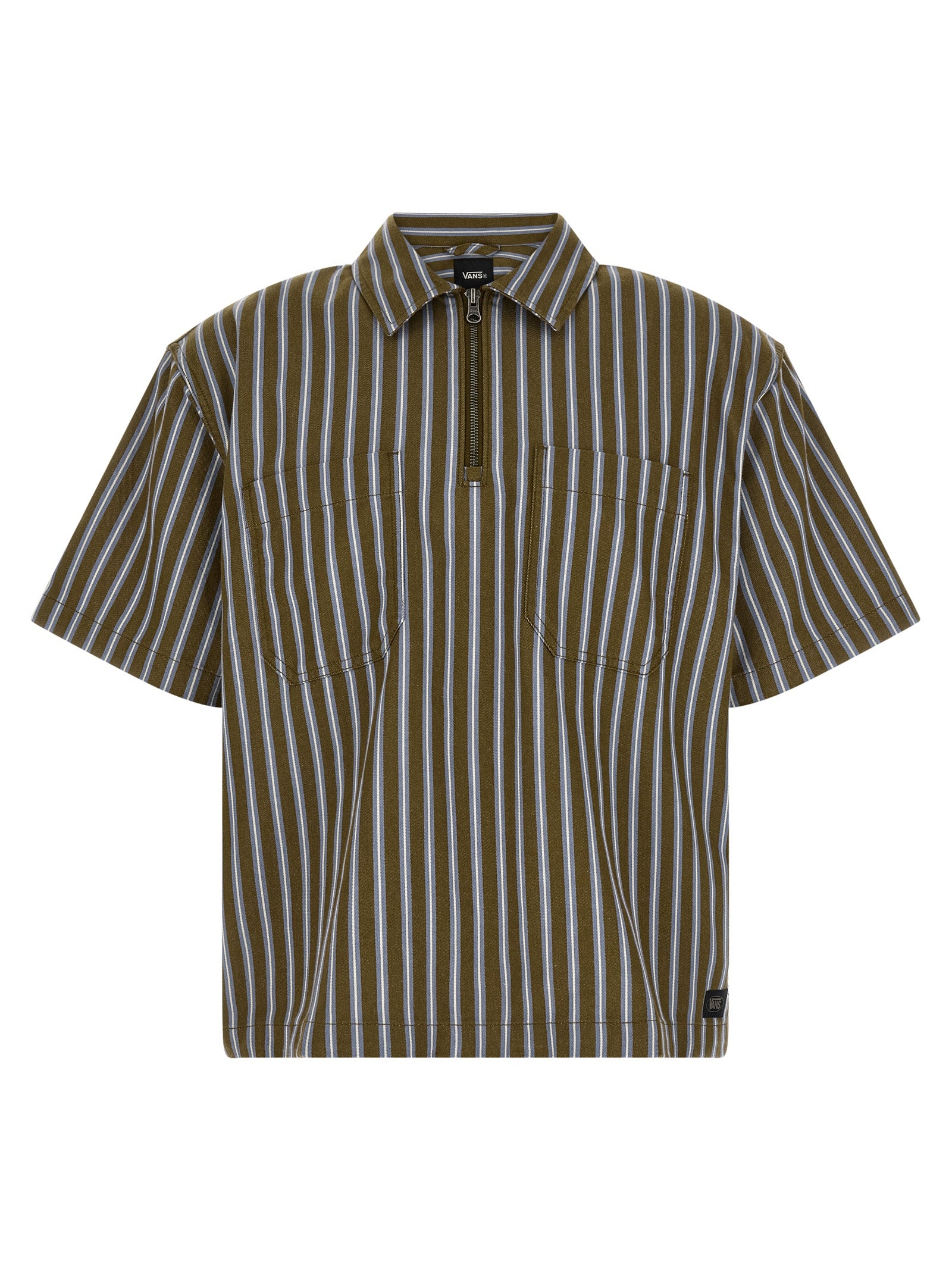 Vans Two-Tone Cotton Blouse