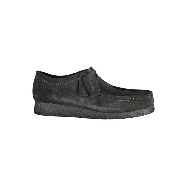 Clarks Schwarzer Leder Herren Sneaker