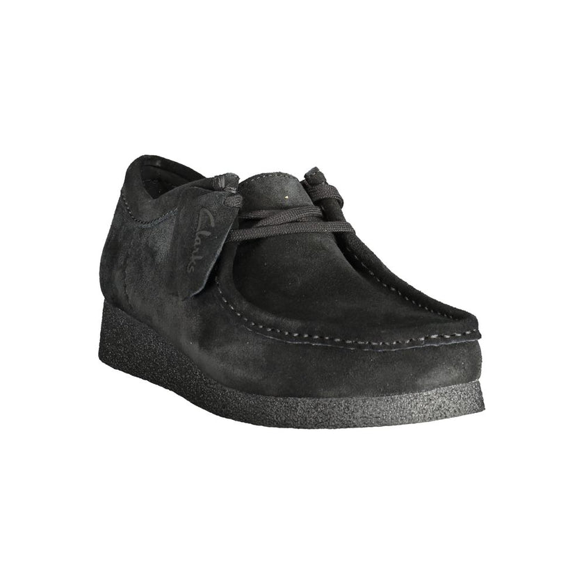Clarks Schwarzer Leder Herren Sneaker