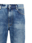 Givenchy Straight-Leg Blue Cotton Jeans