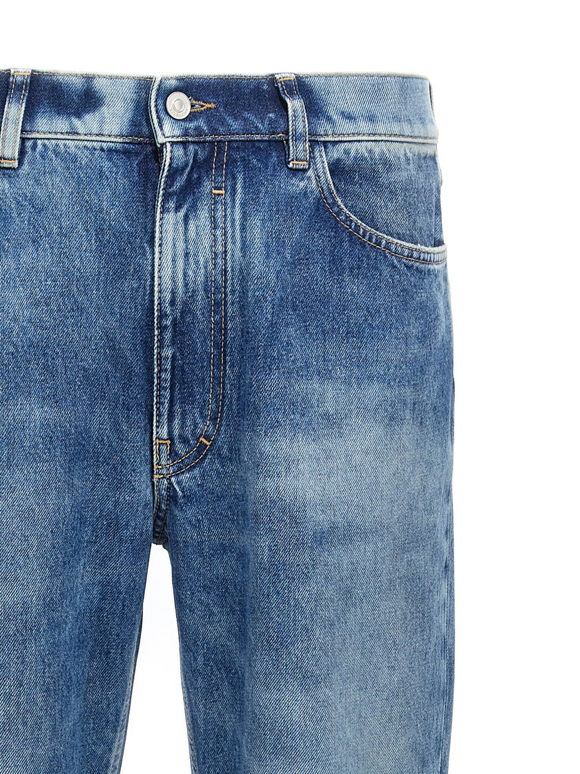 Givenchy Straight-Leg Blue Cotton Jeans