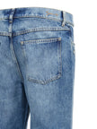 Givenchy Straight-Leg Blue Cotton Jeans