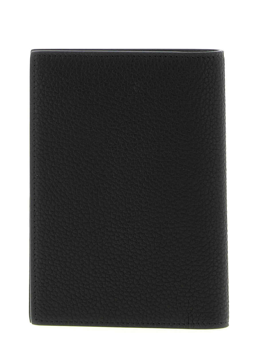 Tom Ford Schwarzes Kalbsleder Portemonnaie
