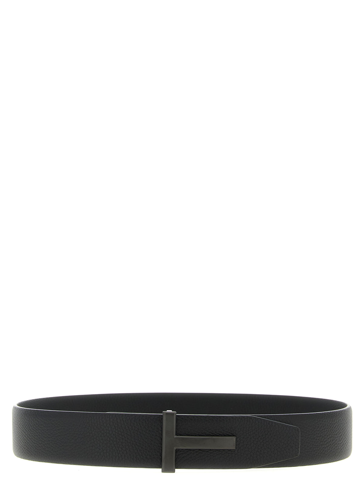 Tom Ford Men's Black Calf Leather Belt