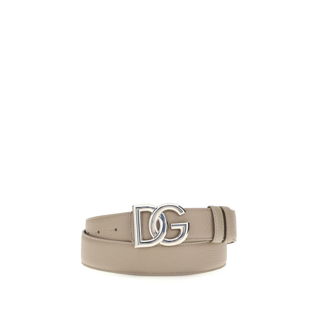 Dolce & Gabbana Beiger Gürtel aus Kalbsleder Bos Taurus Regular