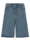 Vans Blue Cotton Bermuda Shorts