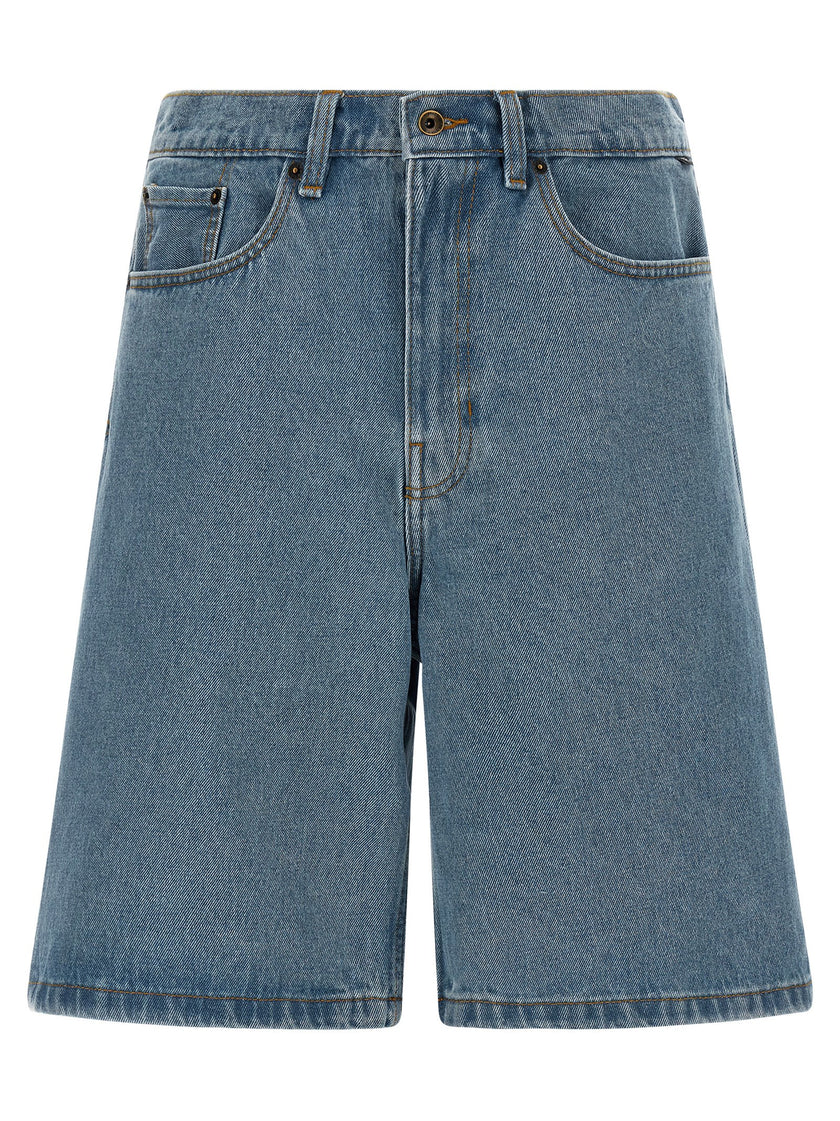 Vans Blue Cotton Bermuda Shorts