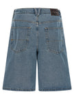 Vans Blue Cotton Bermuda Shorts