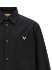 Valentino Garavani Schwarze Polyesterjacke