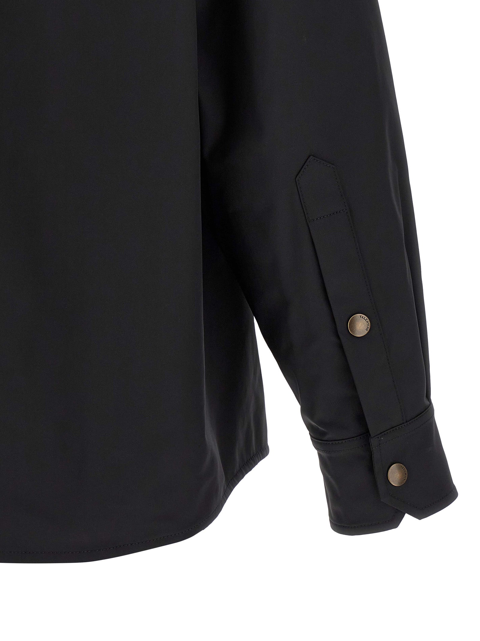 Valentino Garavani Schwarze Polyesterjacke
