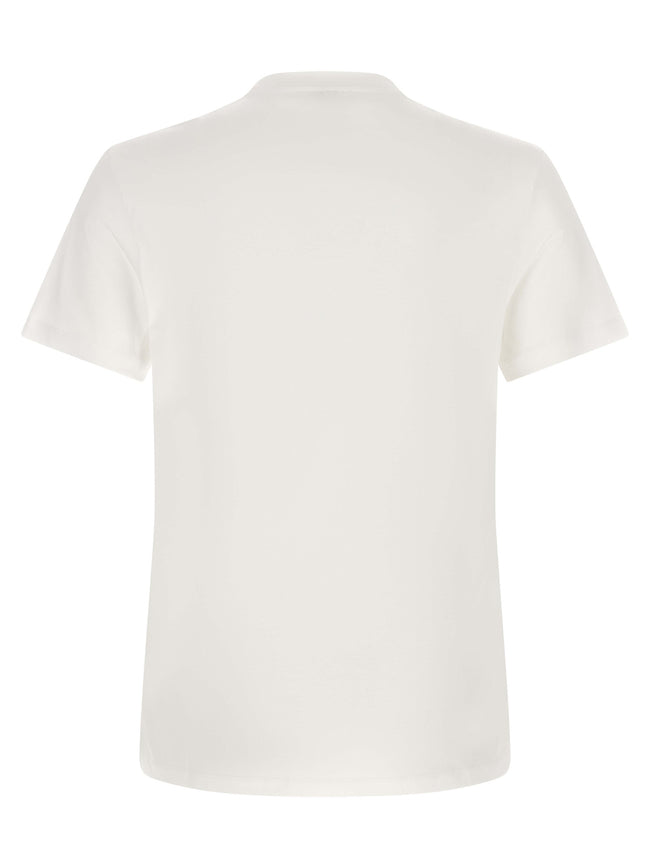 Versace zweifarbiges Baumwoll-T-Shirt