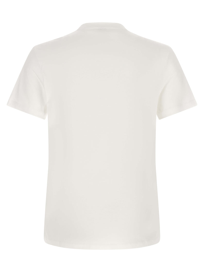 Versace zweifarbiges Baumwoll-T-Shirt