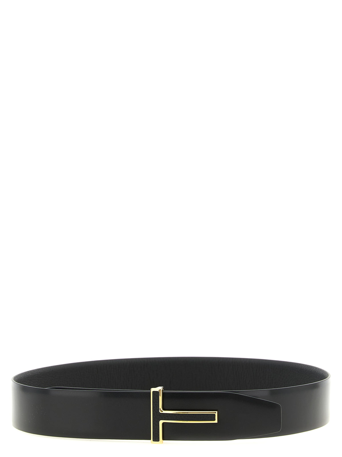 Tom Ford Black Calf Leather Belt Regular