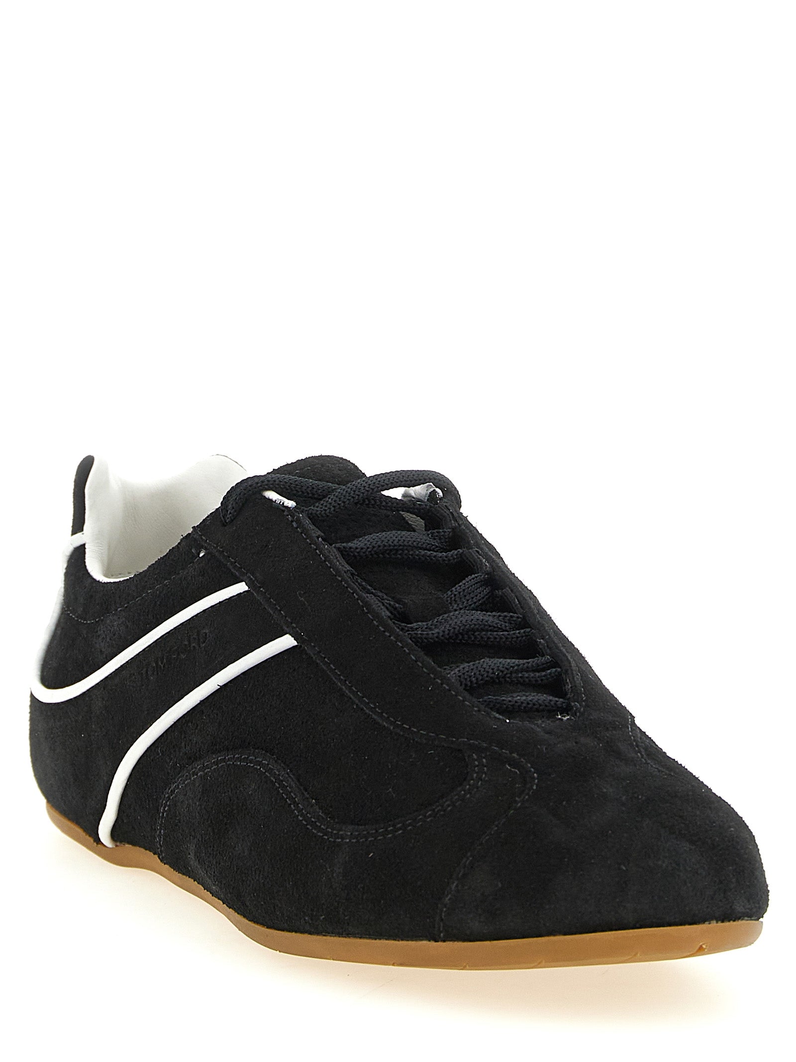 Tom Ford Bicolor-Sneakers aus Kalbsleder