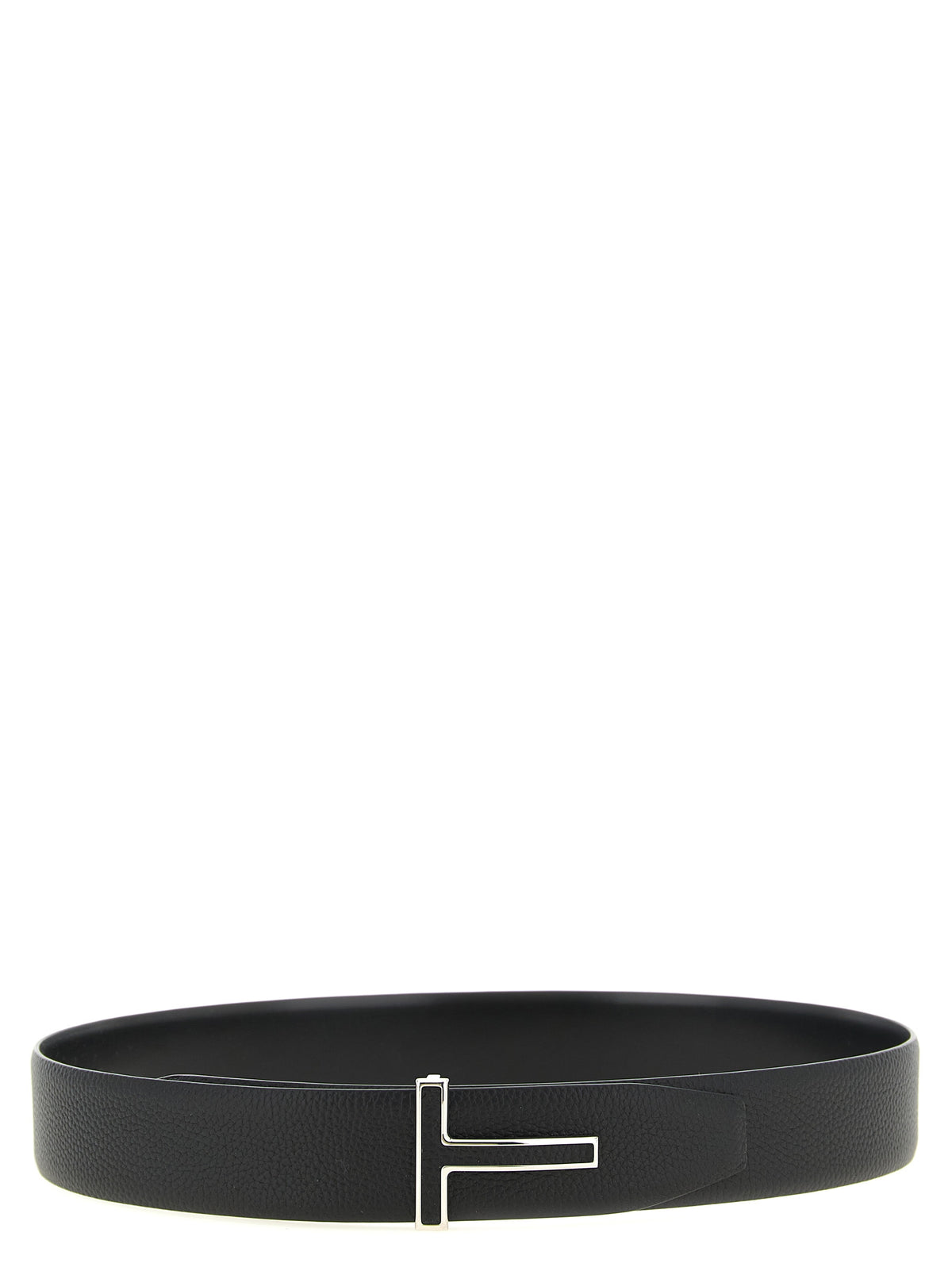 Tom Ford Black Calf Leather Belt Regular
