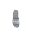 Burberry Graue Gummipantoletten