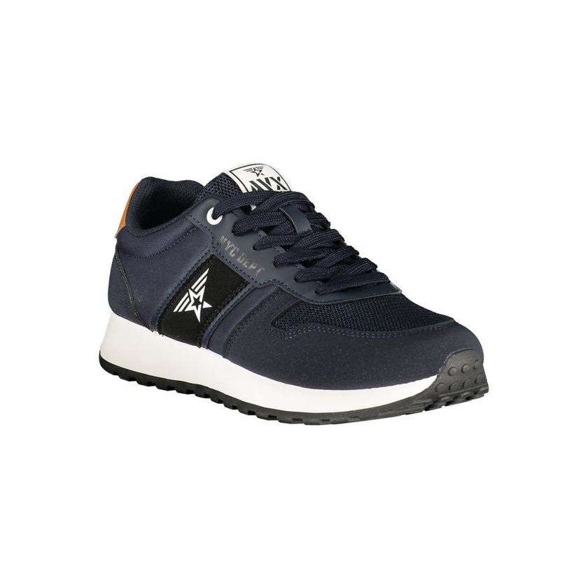Avirex Blauer Sneaker aus Polyurethan für Herren