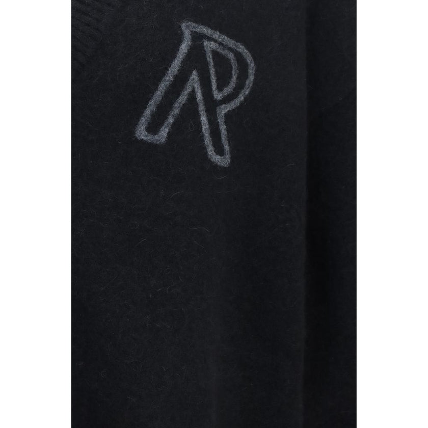Represent Schwarzer Alpaka Vicugna Pacos Cardigan