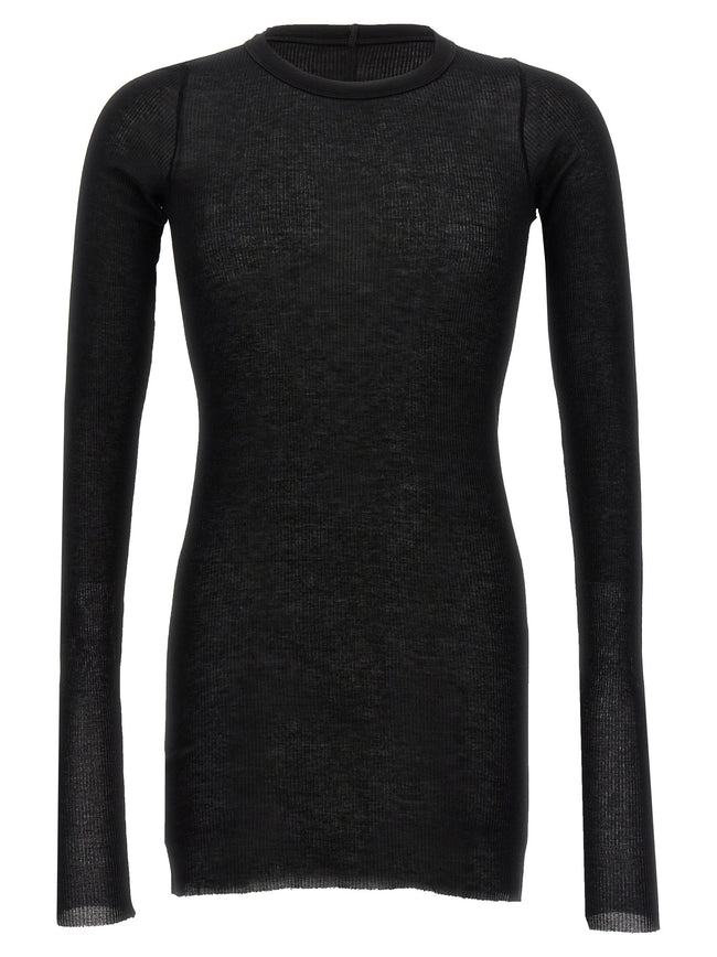 Rick Owens Schwarzes Viskose-T-Shirt