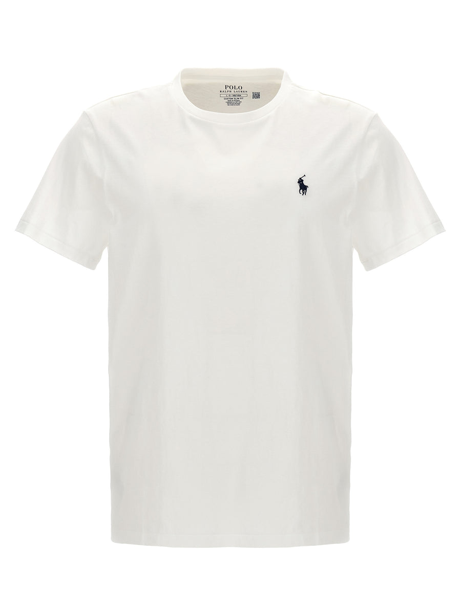 Polo Ralph Lauren Weißes Baumwoll-T-Shirt