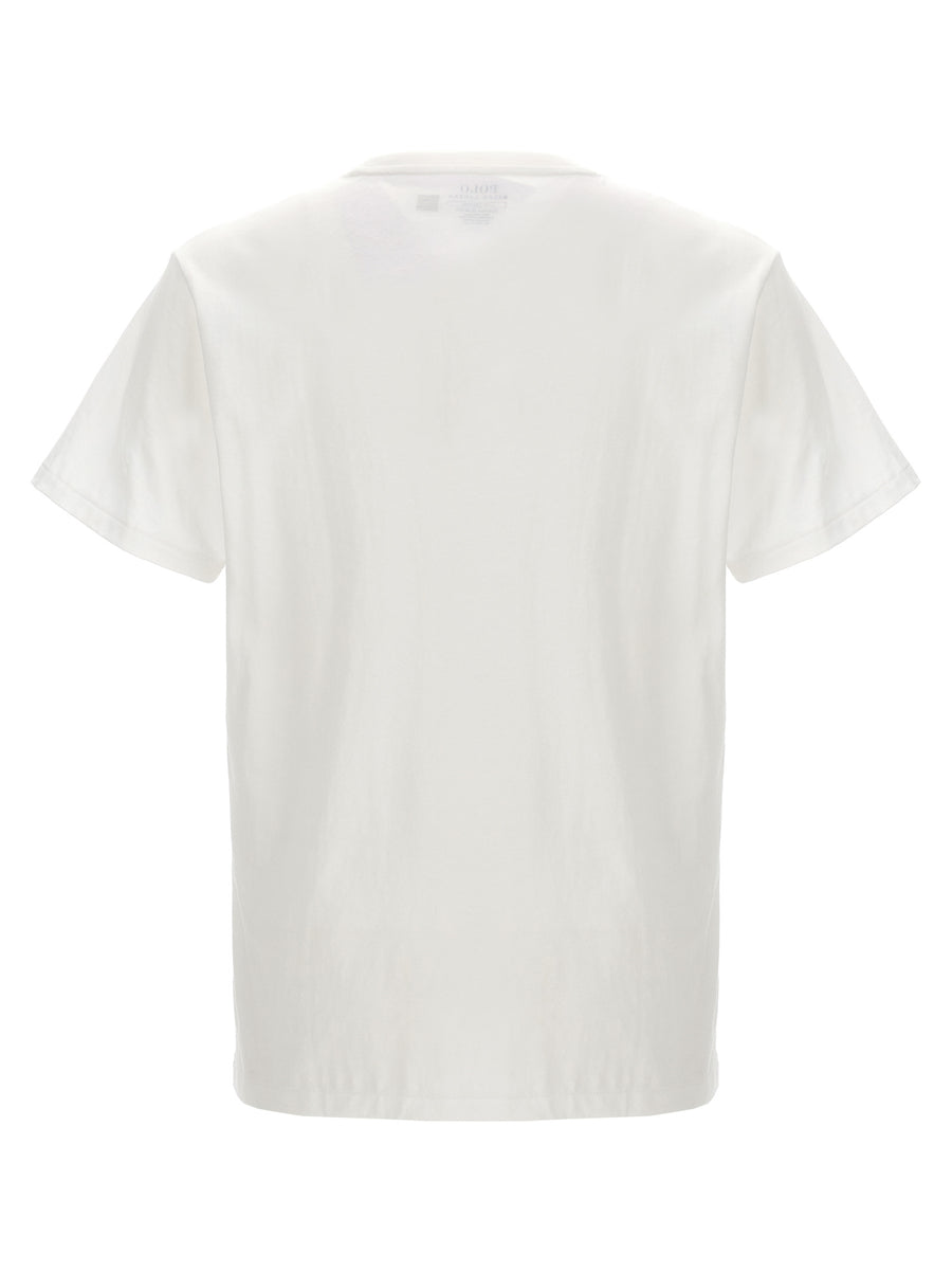 Polo Ralph Lauren Weißes Baumwoll-T-Shirt