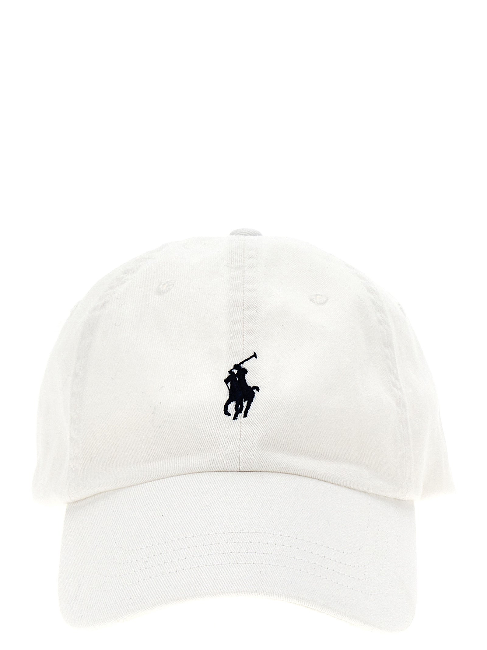 Polo Ralph Lauren Weiße Baumwollkappe (Baseballkappe)