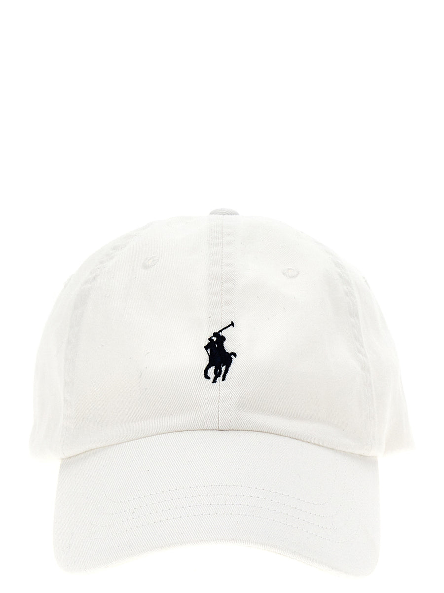 Polo Ralph Lauren White Cotton Cap (Baseball Cap)