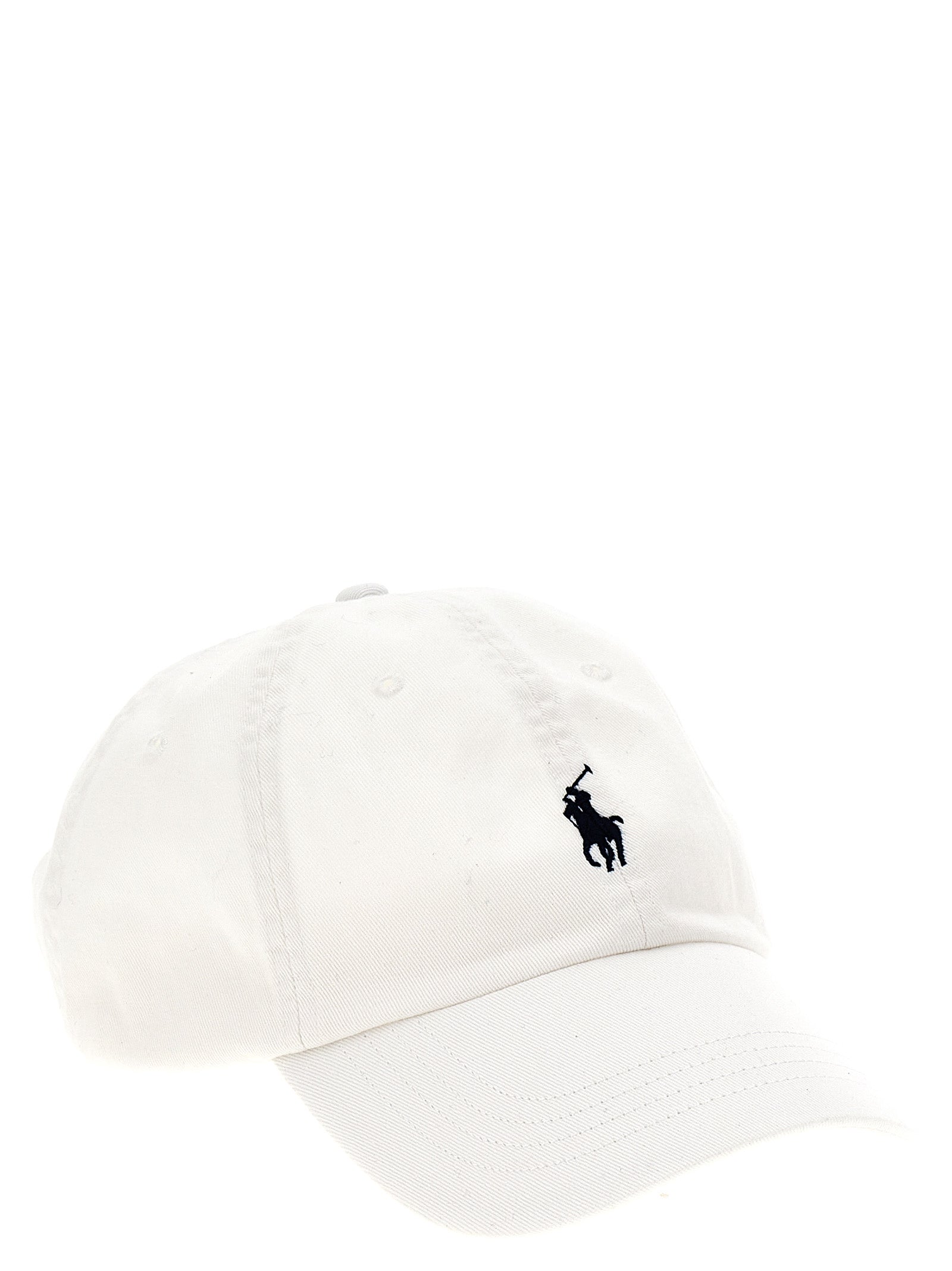 Polo Ralph Lauren Weiße Baumwollkappe (Baseballkappe)