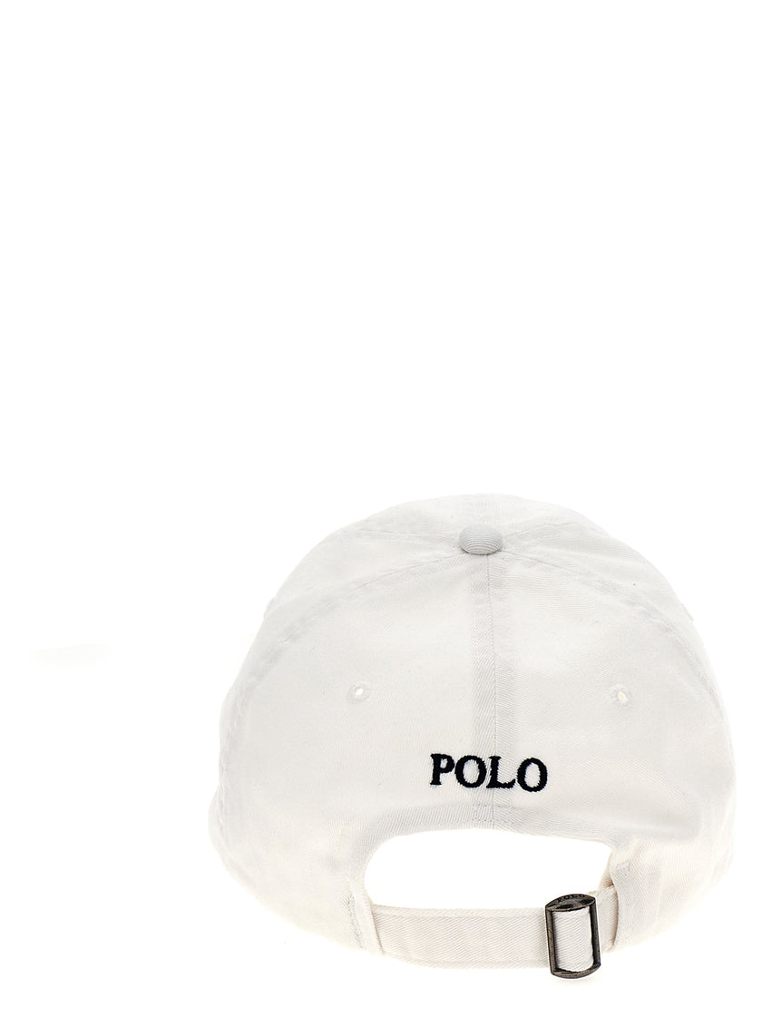 Polo Ralph Lauren Weiße Baumwollkappe (Baseballkappe)