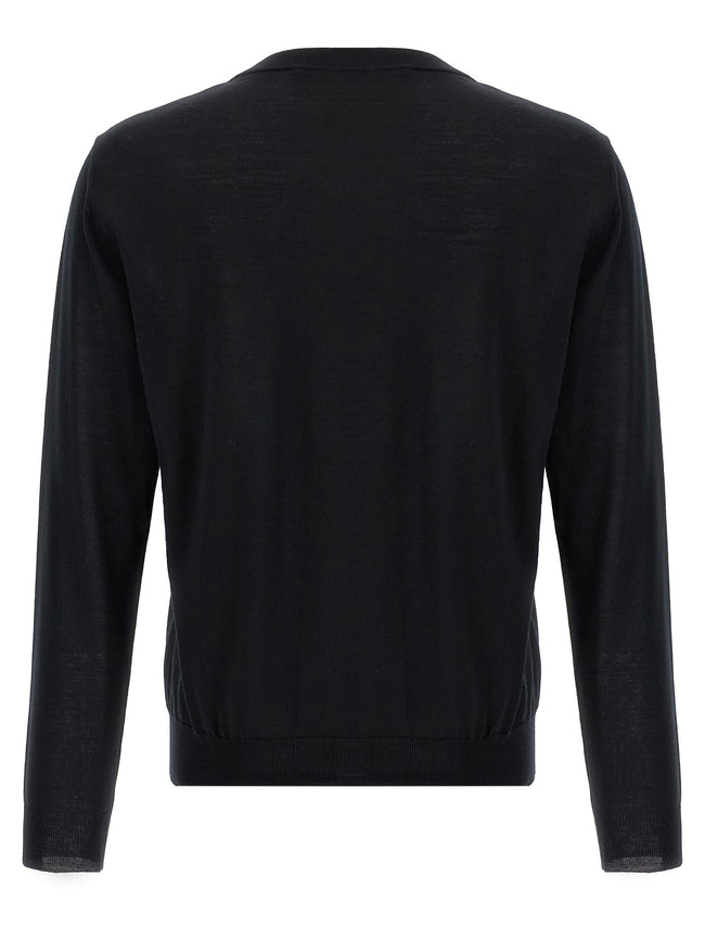 Valentino Garavani Black virgin wool cardigan