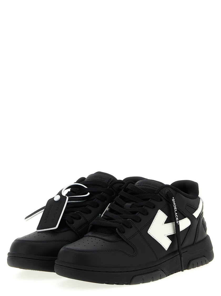 Off-White Bicolor Low-Top-Sneaker aus recyceltem Polyester