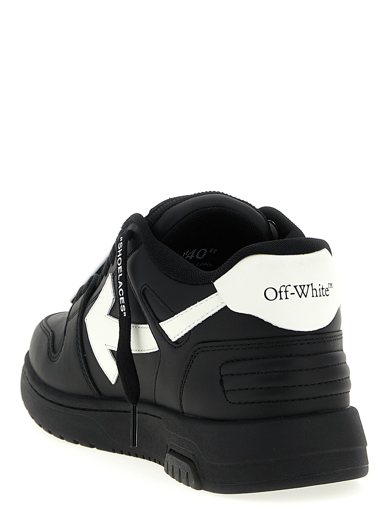 Off-White Bicolor Low-Top-Sneaker aus recyceltem Polyester