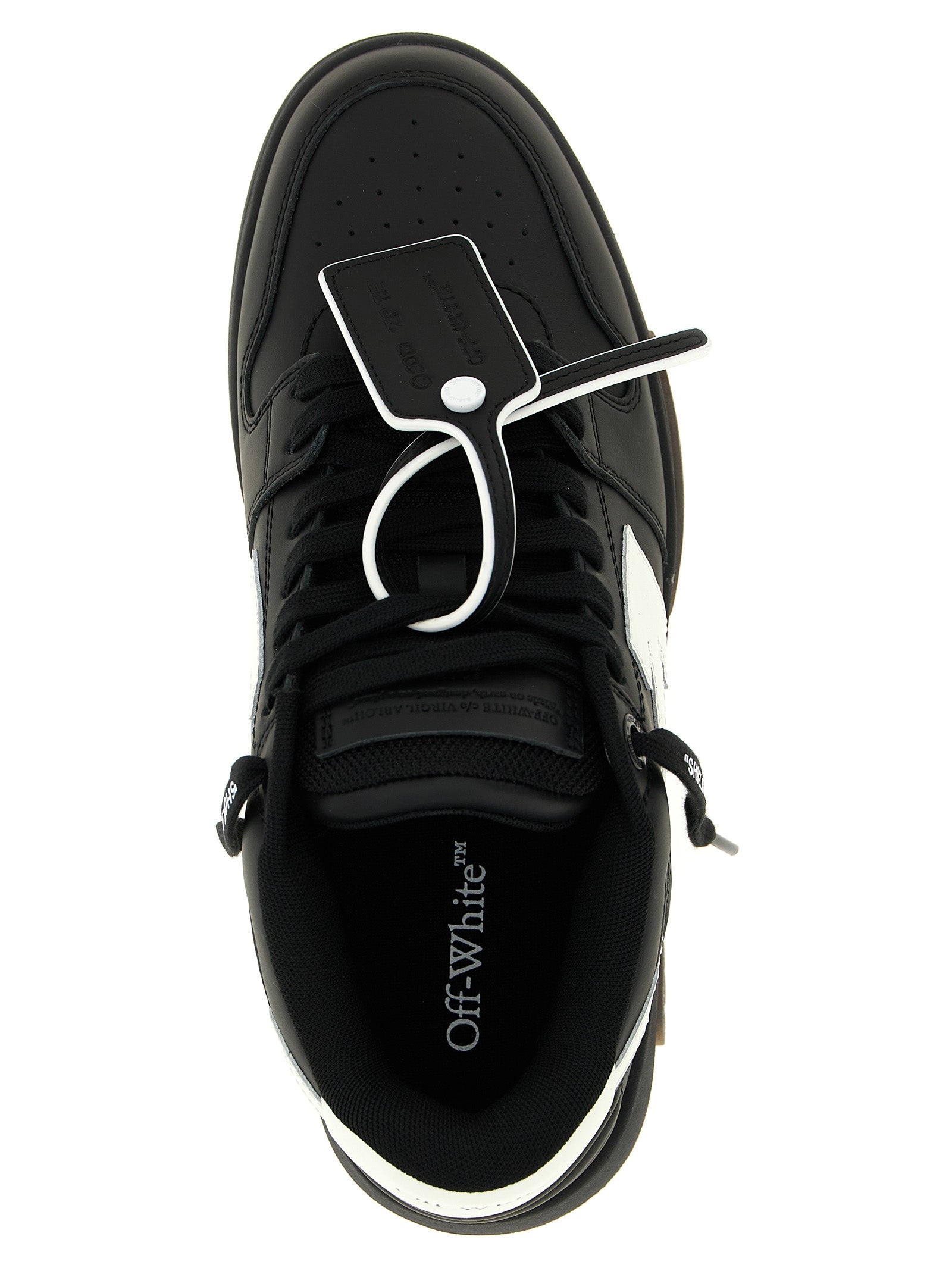 Off-White Bicolor Low-Top-Sneaker aus recyceltem Polyester
