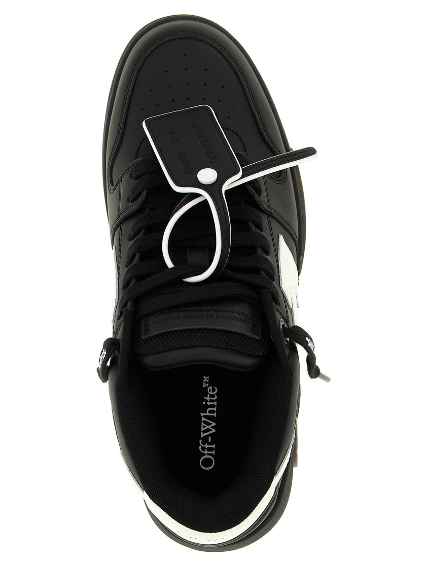 Off-White Bicolor Low-Top-Sneaker aus recyceltem Polyester