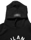 Dolce & Gabbana Schwarzer Baumwollhoodie mit Milano1984 Print