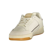 Tommy Hilfiger Herren-Sneaker weiß mit beigen Details und Logo