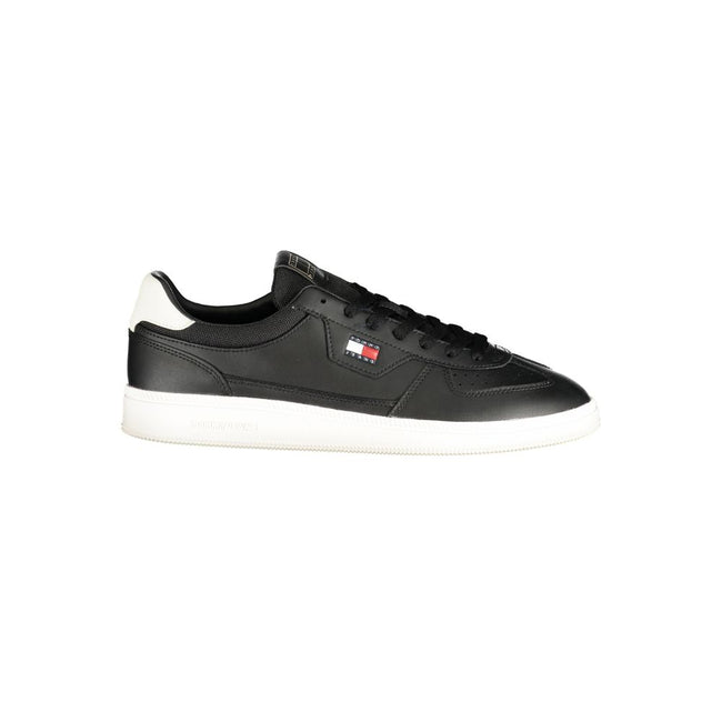 Tommy Hilfiger Schwarze Sportschuhe aus Polyester
