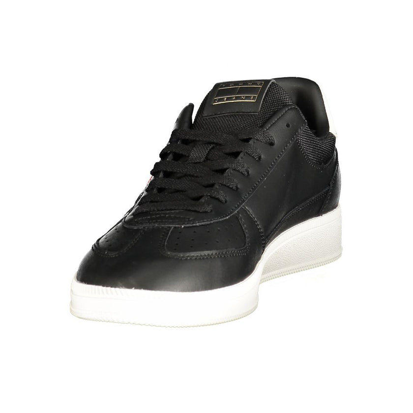 Tommy Hilfiger Schwarze Sportschuhe aus Polyester