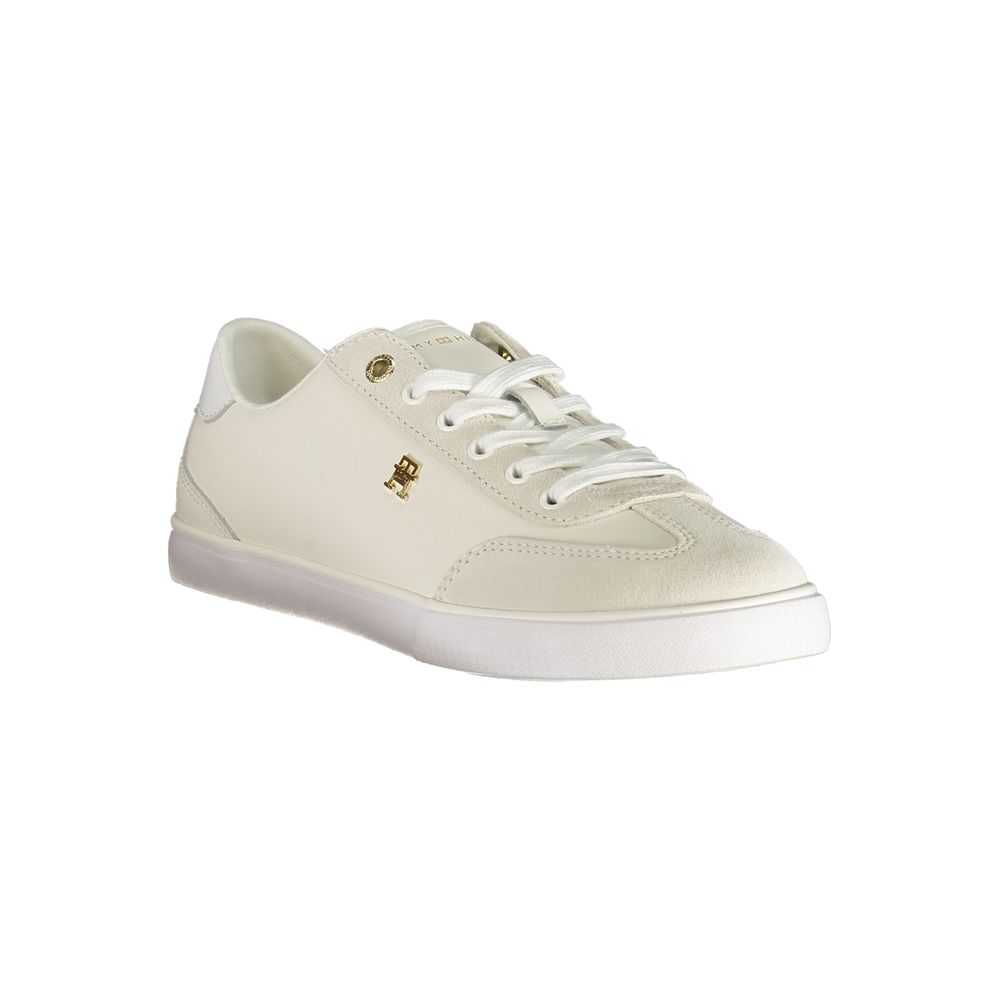 Tommy Hilfiger White Polyester Sneakers
