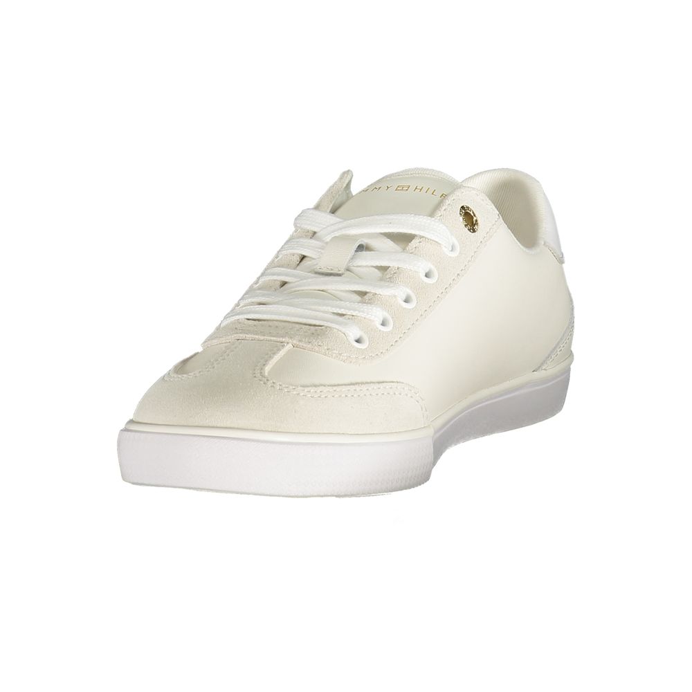 Tommy Hilfiger White Polyester Sneakers