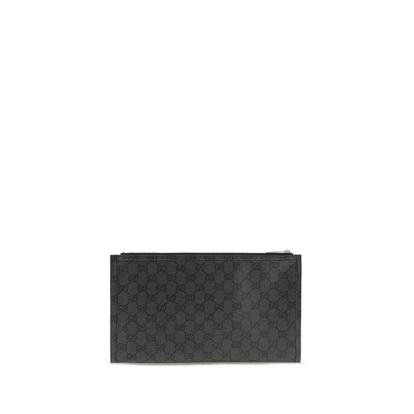 Gucci Schwarze Stoffhandtasche