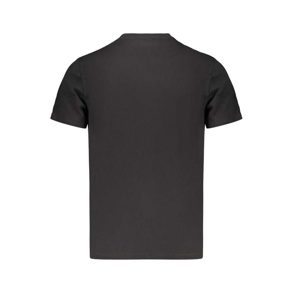 Calvin Klein schwarzes Baumwoll-T-Shirt für Herren mit Logo-Print