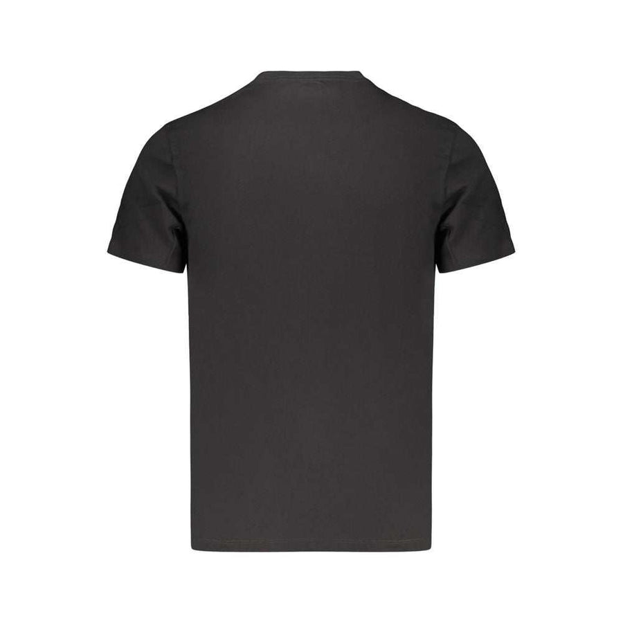 Calvin Klein schwarzes Baumwoll-T-Shirt für Herren mit Logo-Print