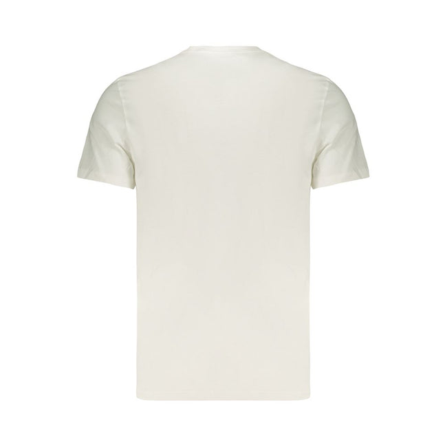 Calvin Klein Weißes Herren-T-Shirt aus Baumwolle