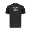 Calvin Klein Schwarzes Baumwoll-T-Shirt für Herren