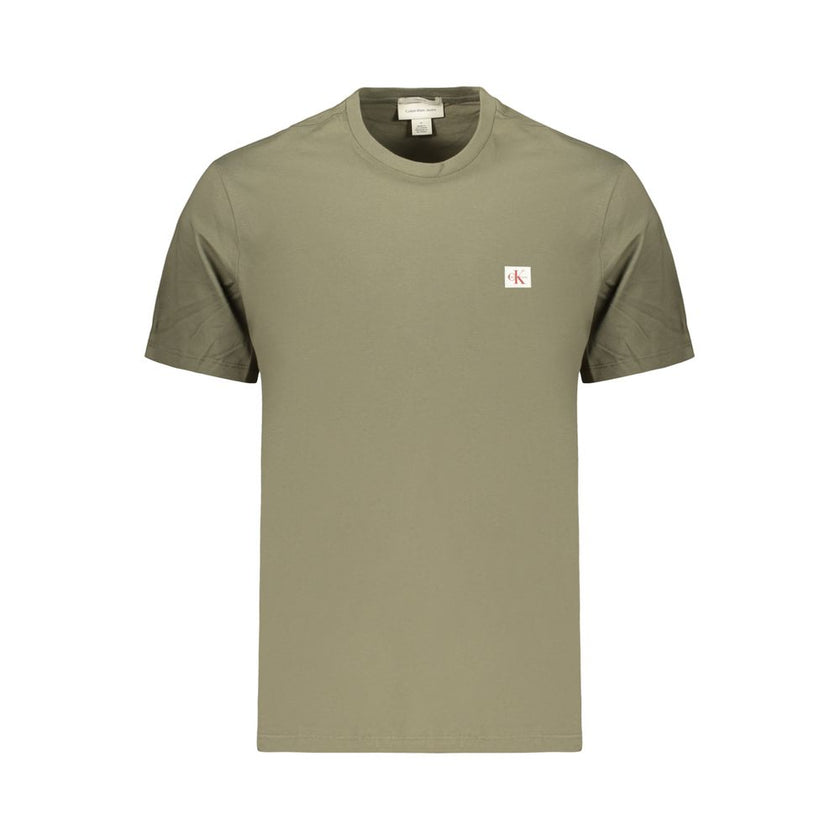 Calvin Klein Grünes Baumwoll-T-Shirt für Herren