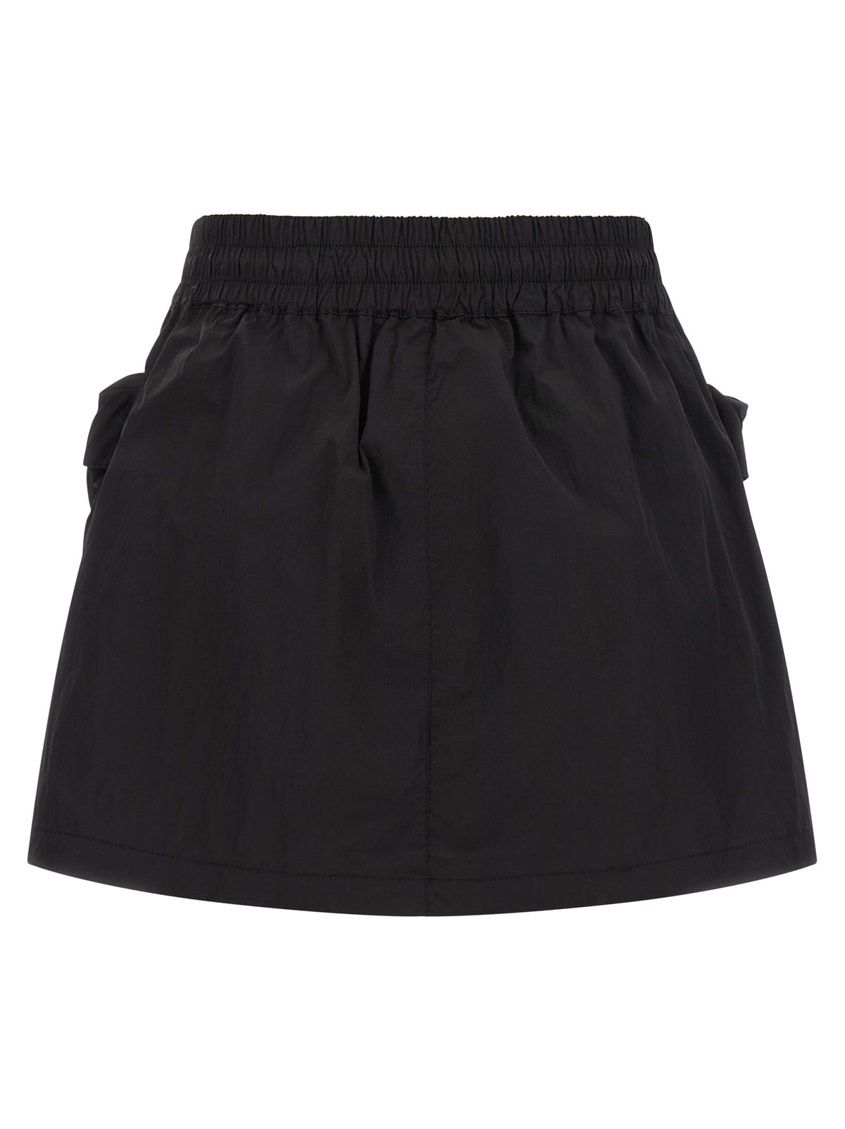 Diesel Long black polyamide skirt