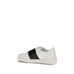 Valentino Garavani Sneakers aus blauem Kalbsleder Bos Taurus, Low-Top