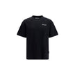 Palm Angels Schwarzes Baumwoll-T-Shirt
