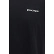 Palm Angels Schwarzes Baumwoll-T-Shirt